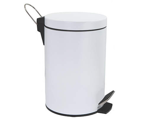 К-635 White Abfalleimer 5L, mit herausnehmbarem Innenbehälter wassekraft