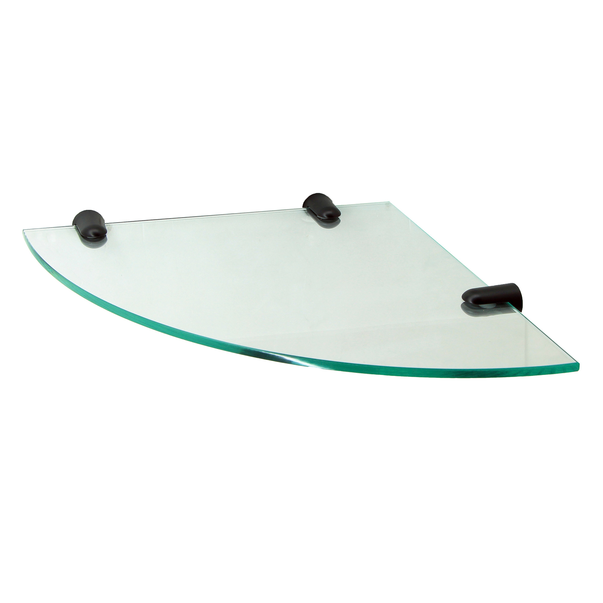 K-533BLACK Eckregal aus Glas