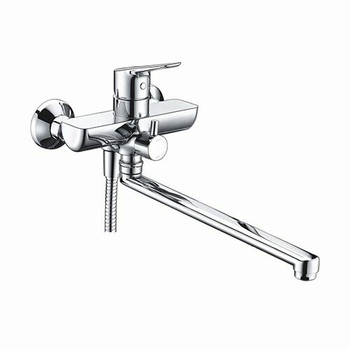 Lippe 4502L Einhand-Wannenmischer mit Brause
