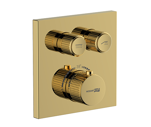 Sauer 7148 Thermo Thermostatischer Einhand-Wannenmischer für Unterputzmontage