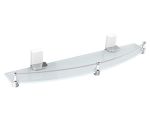 K-5024WHITE Glasablage mit Reling