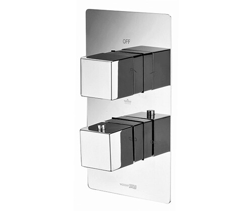 Alme 1544 Thermo Thermostatischer Einhand-Wannenmischer für Unterputzmontage