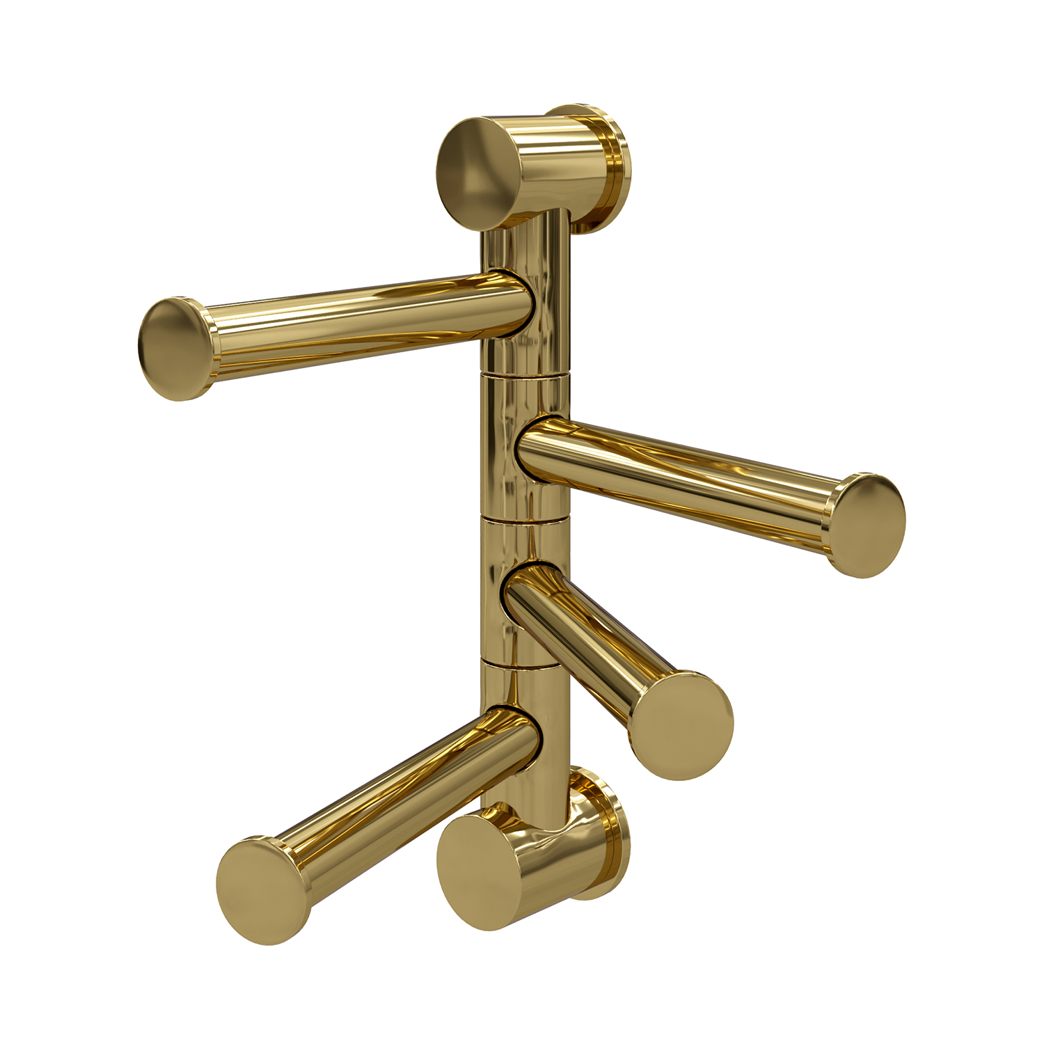 K-1054POLISHED GOLD Handtuchhalter 4-armig