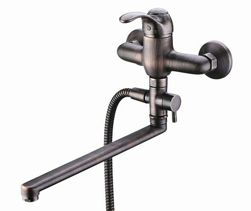 Isar 1302L Einhand-Wannenmischer mit Brause