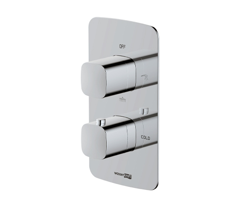 Naab 8644 Thermo Thermostatischer Einhand-Wannenmischer für Unterputzmontage