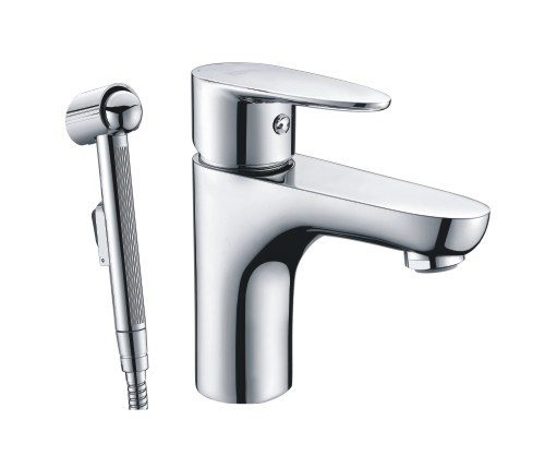 Leine 3508 Einhand-Waschtischmischer mit separater Bidet Brause
