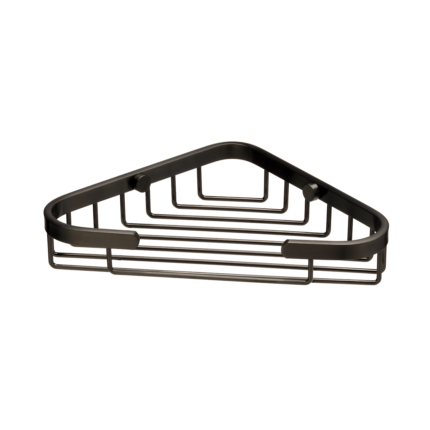 K-733GUN METAL Eck-duschablage