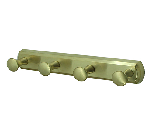 K-1074BRUSHED GOLD Hakenleiste Mit 4 Haken