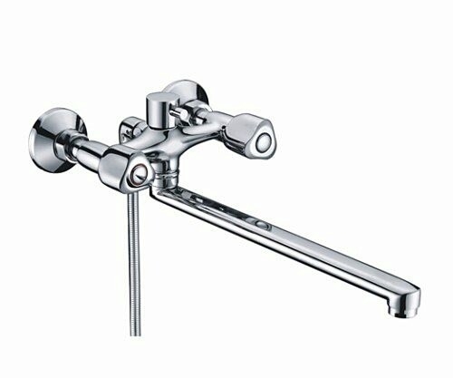 Amper 2902L Zweigriff-Wannenmischer mit Brause