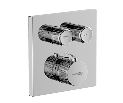 Dinkel 5848 Thermo Thermostatischer Einhand-Wannenmischer für Unterputzmontage