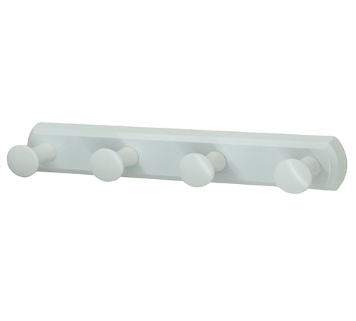 K-1074WHITE Hakenleiste Mit 4 Haken