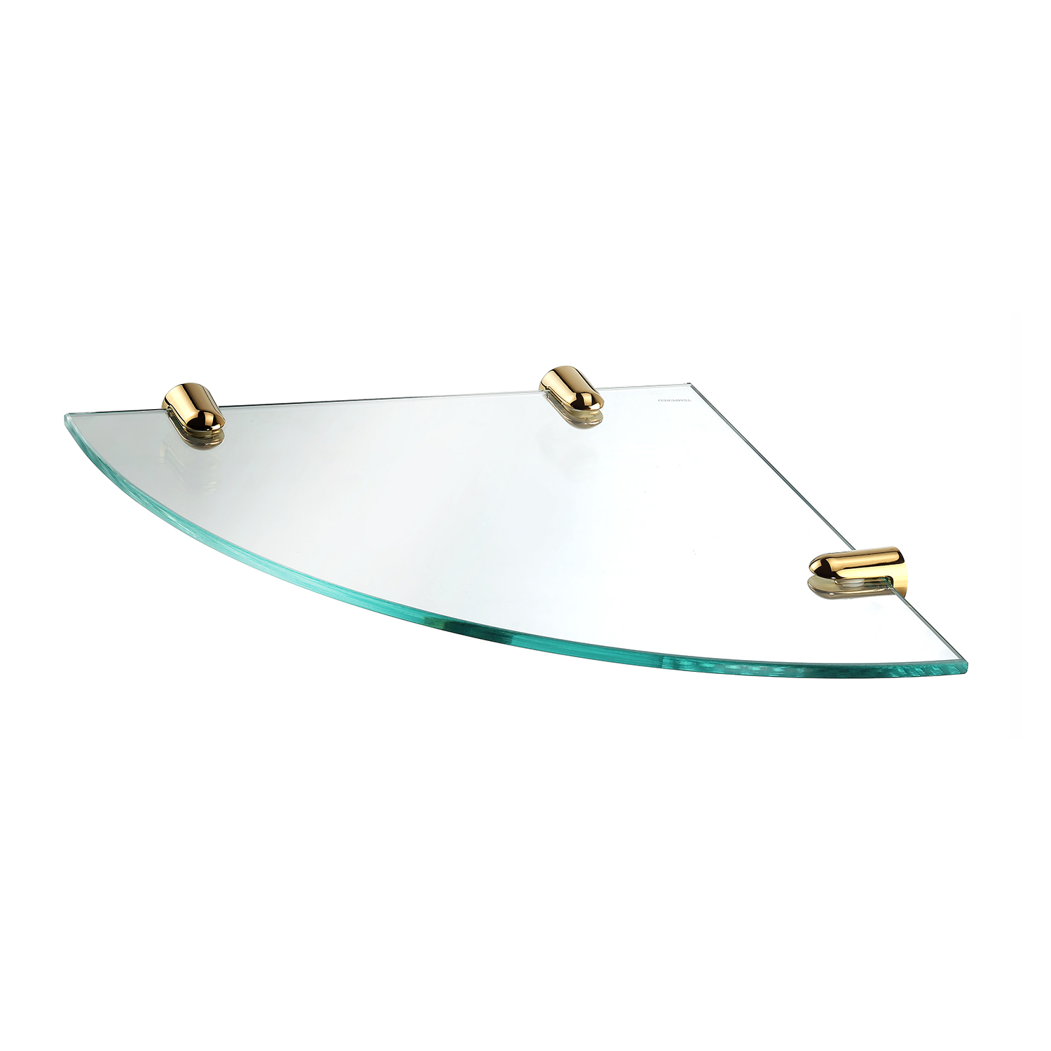 K-533POLISHED GOLD Eckregal aus Glas