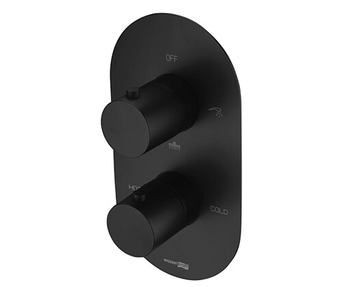 Elbe 7444 Thermo Thermostatischer Einhand-Wannenmischer für Unterputzmontage