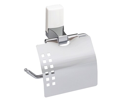 K-5025WHITE Toilettenpapierhalter mit Deckel