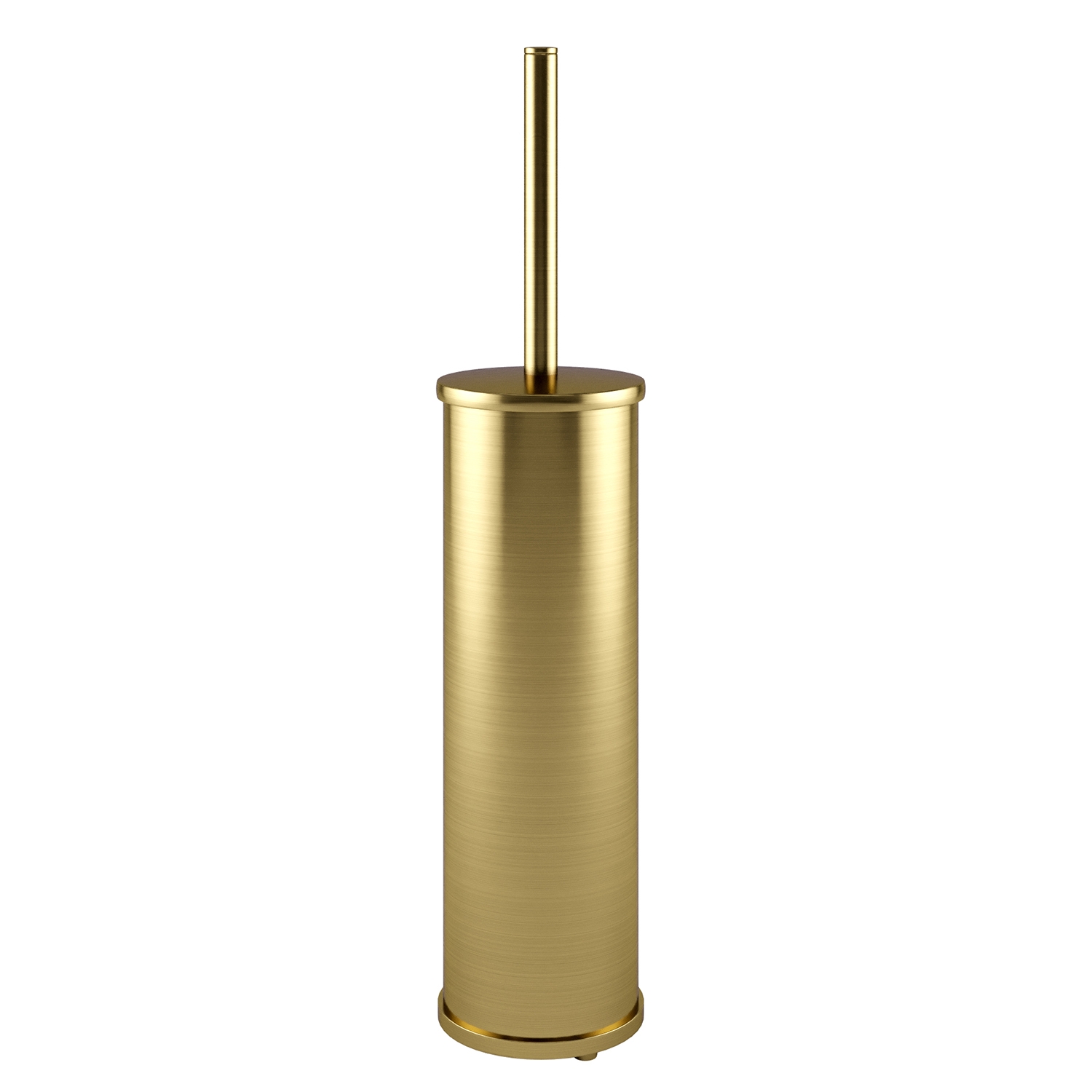 K-1027BRUSHED GOLD  Floor standing toilet brush holder