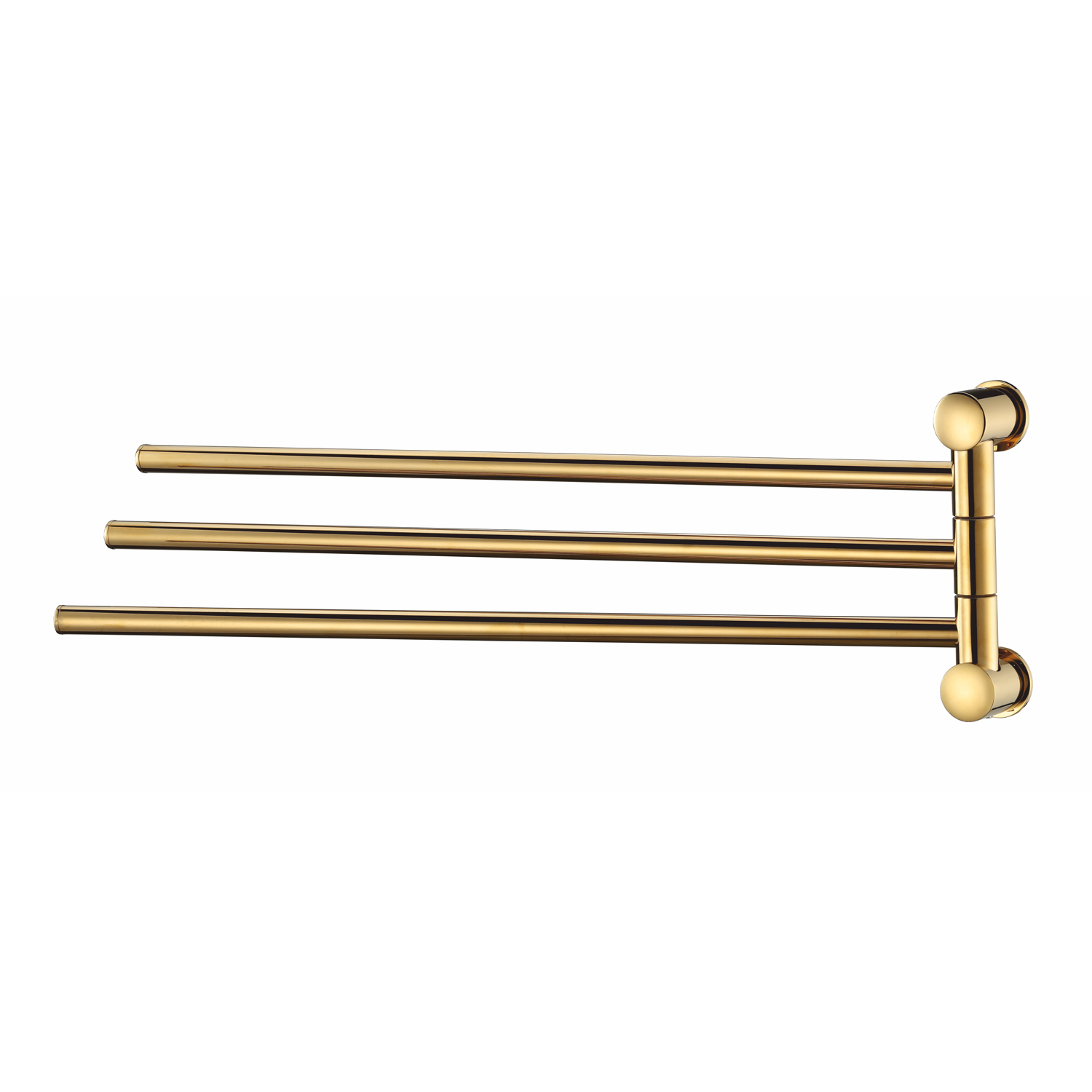 K-1033POLISHED GOLD Handtuchhaken 3-armig