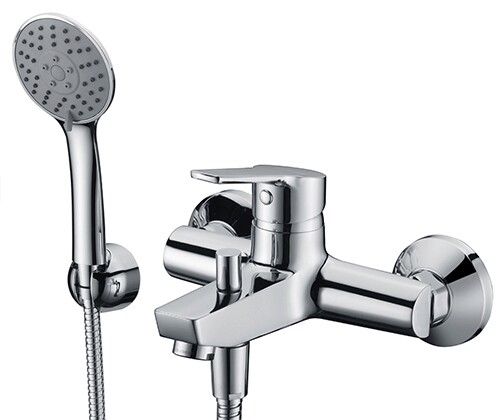 Rhin 4401 Einhand-Wannenmischer mit Brause