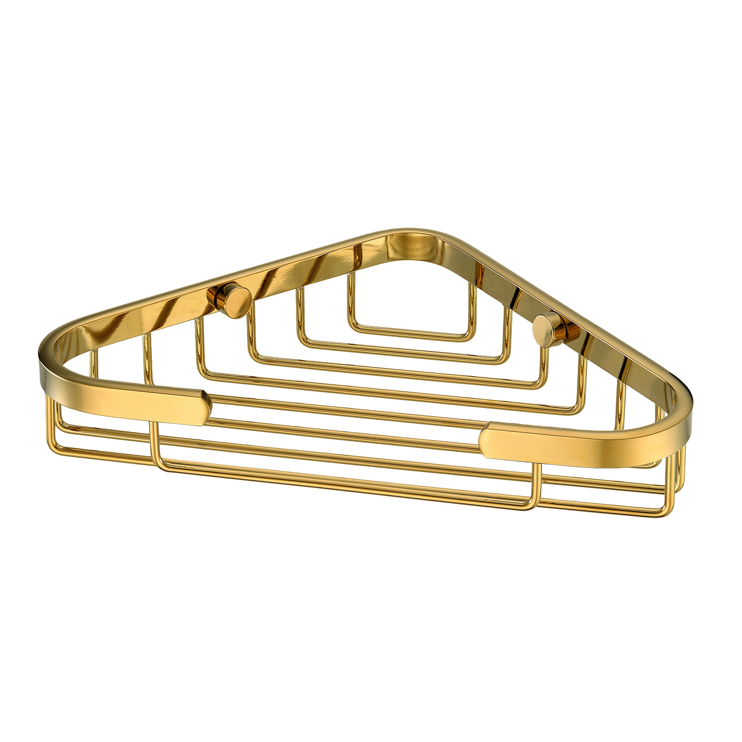 K-733POLISHED GOLD Eck-duschablage
