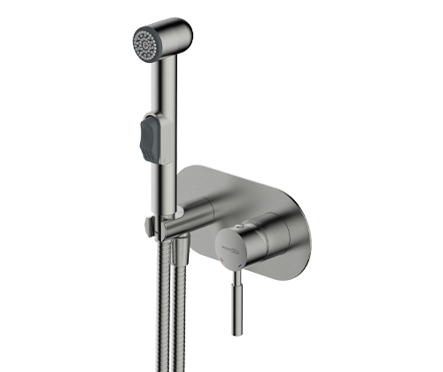 Wern 4238 Einhand-Brausemischbatterie für Unterputzmontage mit Bidet Brause
