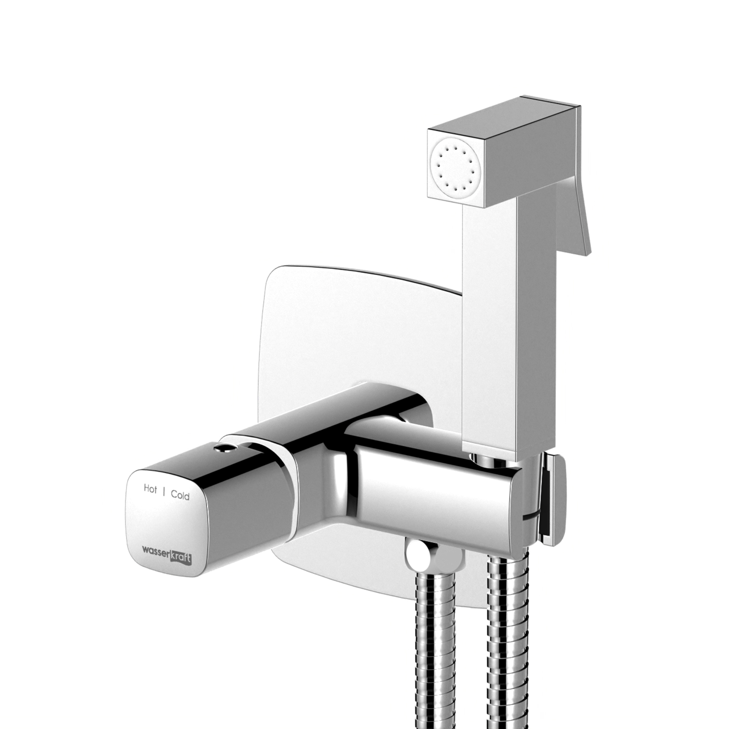 Naab 8638 Einhand-Brausemischbatterie für Unterputzmontage mit Bidet Brause