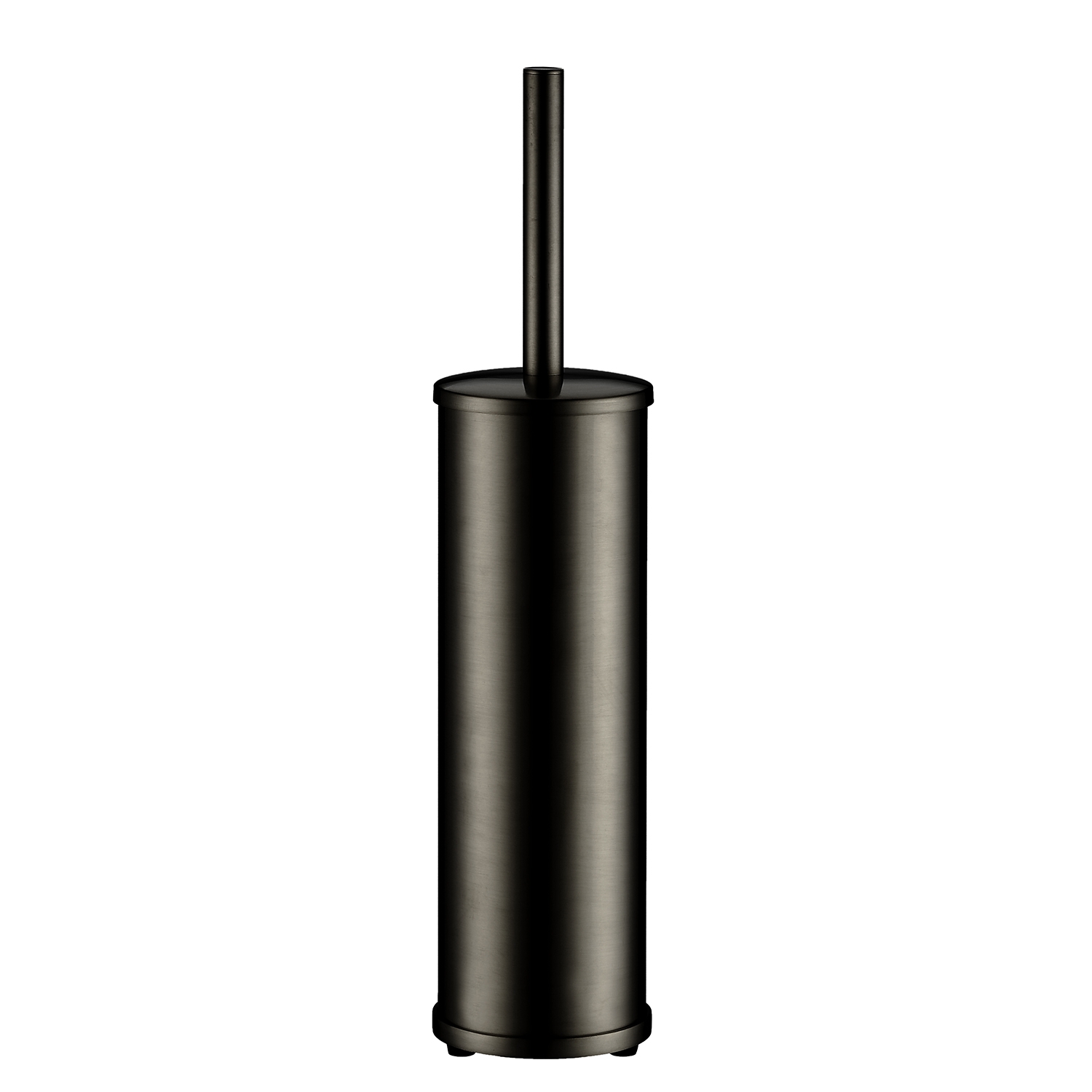 K-1027GUN METAL Floor standing toilet brush holder