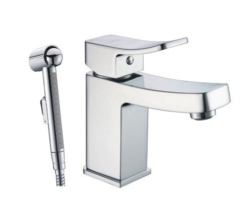Aller 1068 Einhand-Waschtischmischer mit separater Bidet Brause